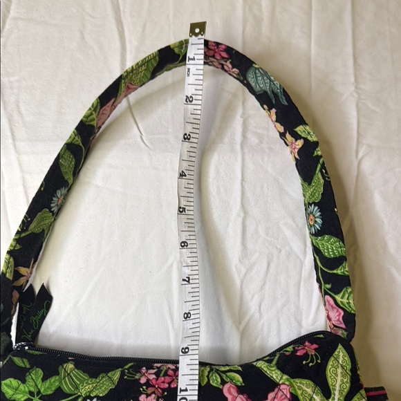 Vera Bradley Hobo Shoulder Bag – Floral Quilted Cotton w/ Side Bow (Hope Garden) - Picture 10 of 13